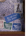 "Travels"  1998 11” x 16” x 4” Mixed Media – Humidor, silver leaf, Japanese paper,  off-set printers block