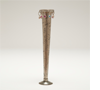 Family tree budvase, Nichol and birthstone (gemstones) 5” x 1” 